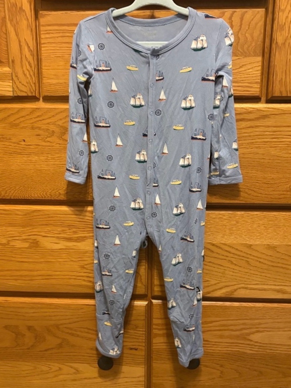 Kyte Baby Vintage Boats Snap Romper⛵️ 18-24 mo